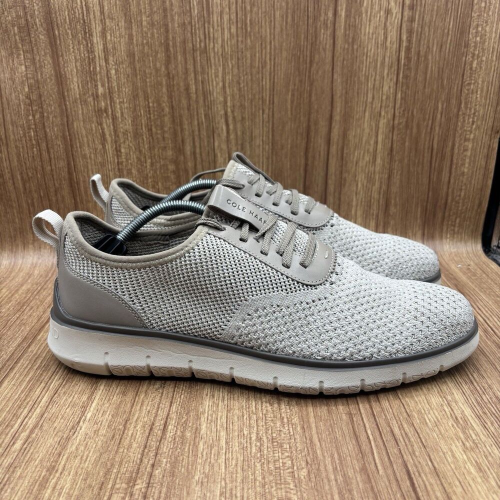 Cole Haan Generation ZeroGrand Stitchlite Beige Sneakers C35963 Men's Size 11.5M